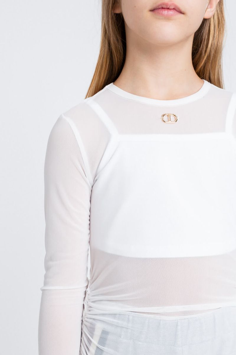 GIRLS KNITTED BLOUSE TWINSET