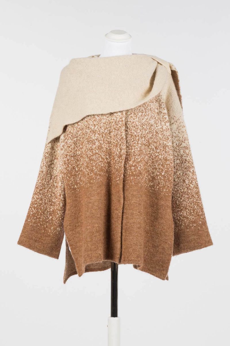 KNITTED OVERCOAT TWINSET