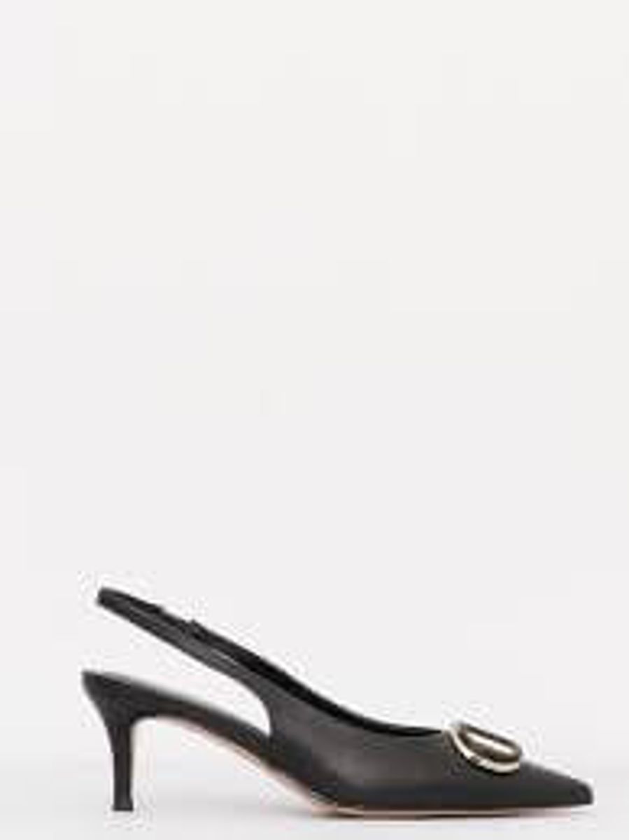 Sling back court shoes with Oval T TWINSET