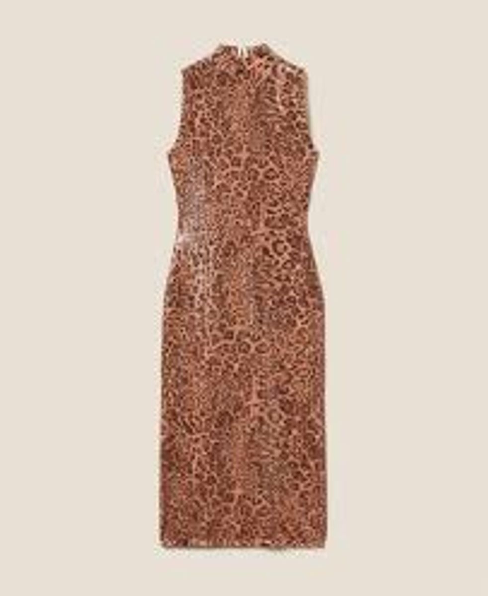 Knit midi dress with sequins TWINSET