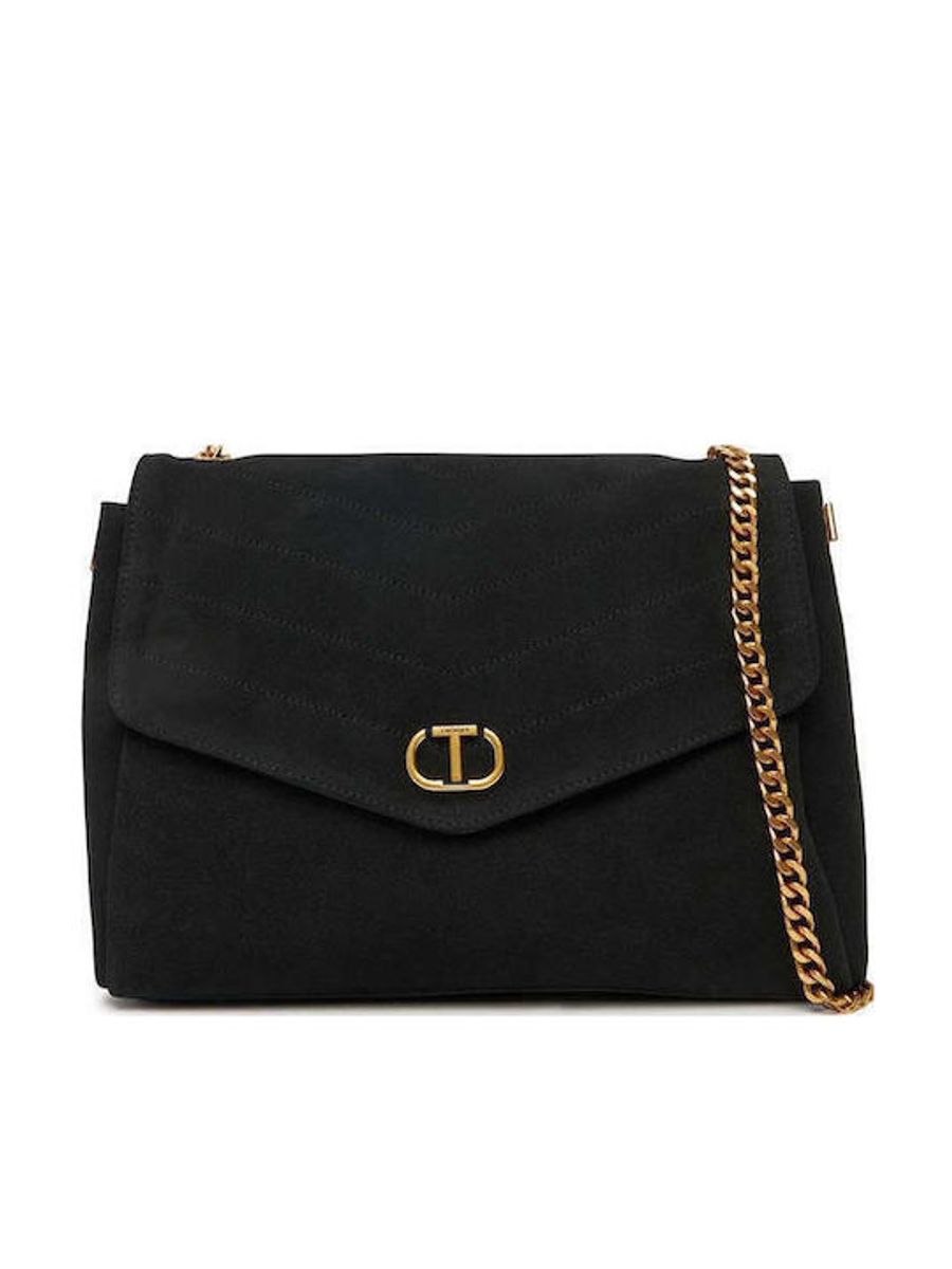 'Dreamy' reversible leather shoulder bag TWINSET