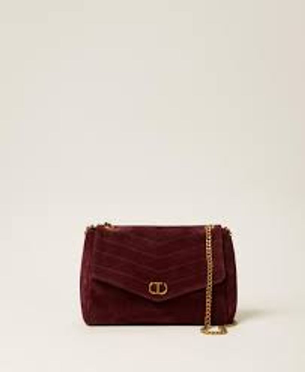 'Dreamy' reversible leather shoulder bag TWINSET