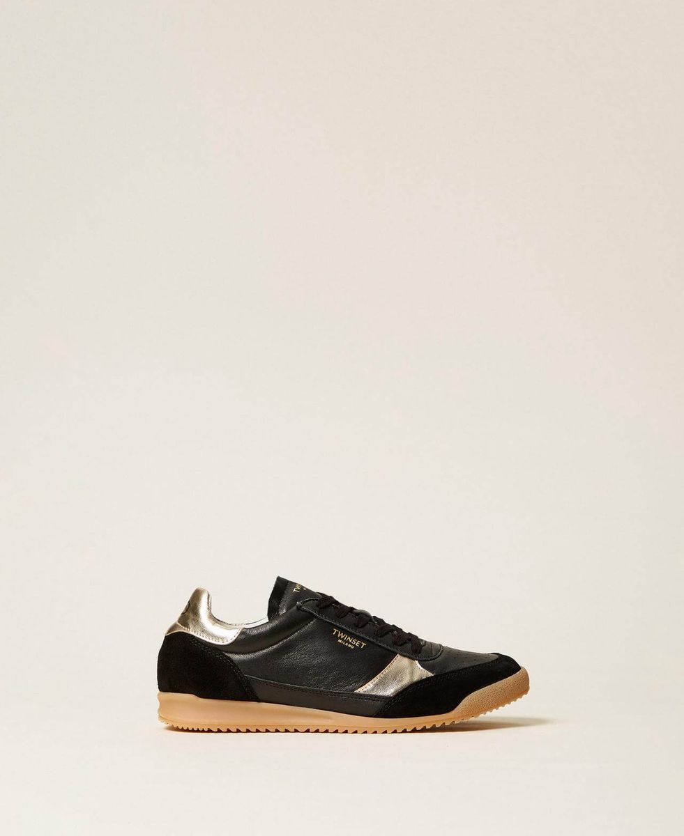 Running trainers with laminated details TWINSET