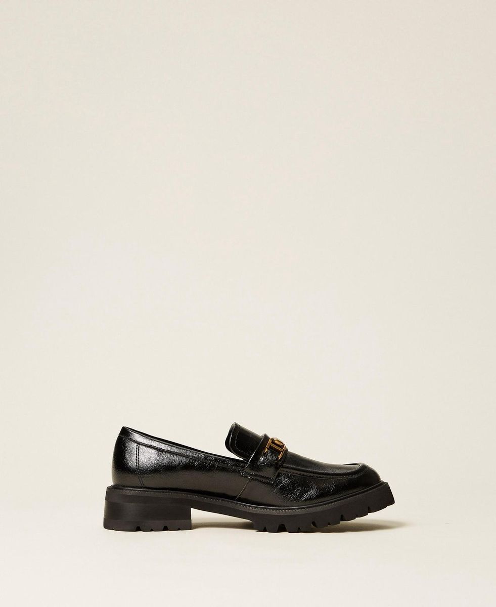 Loafers with Oval T clasp TWINSET