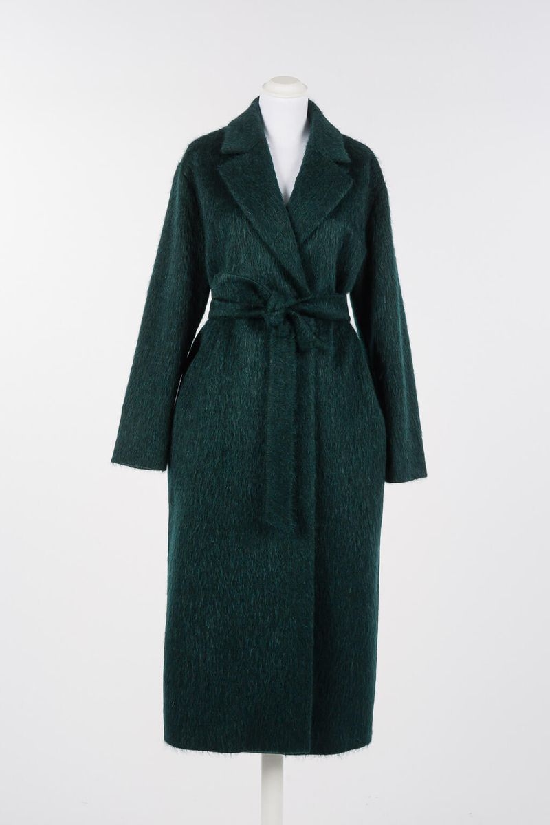 Double-breasted wool blend coat TWINSET